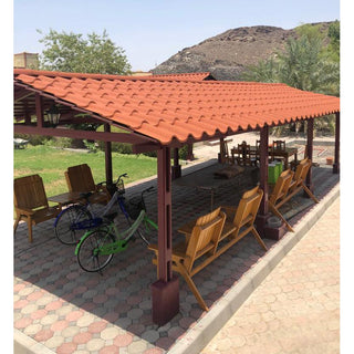 Coated Lightweight Tiles Piece Eco-friendly Stone Roofing Panel Zinc